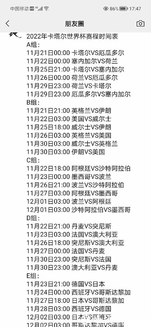 全面解析世界杯赛事最新信息